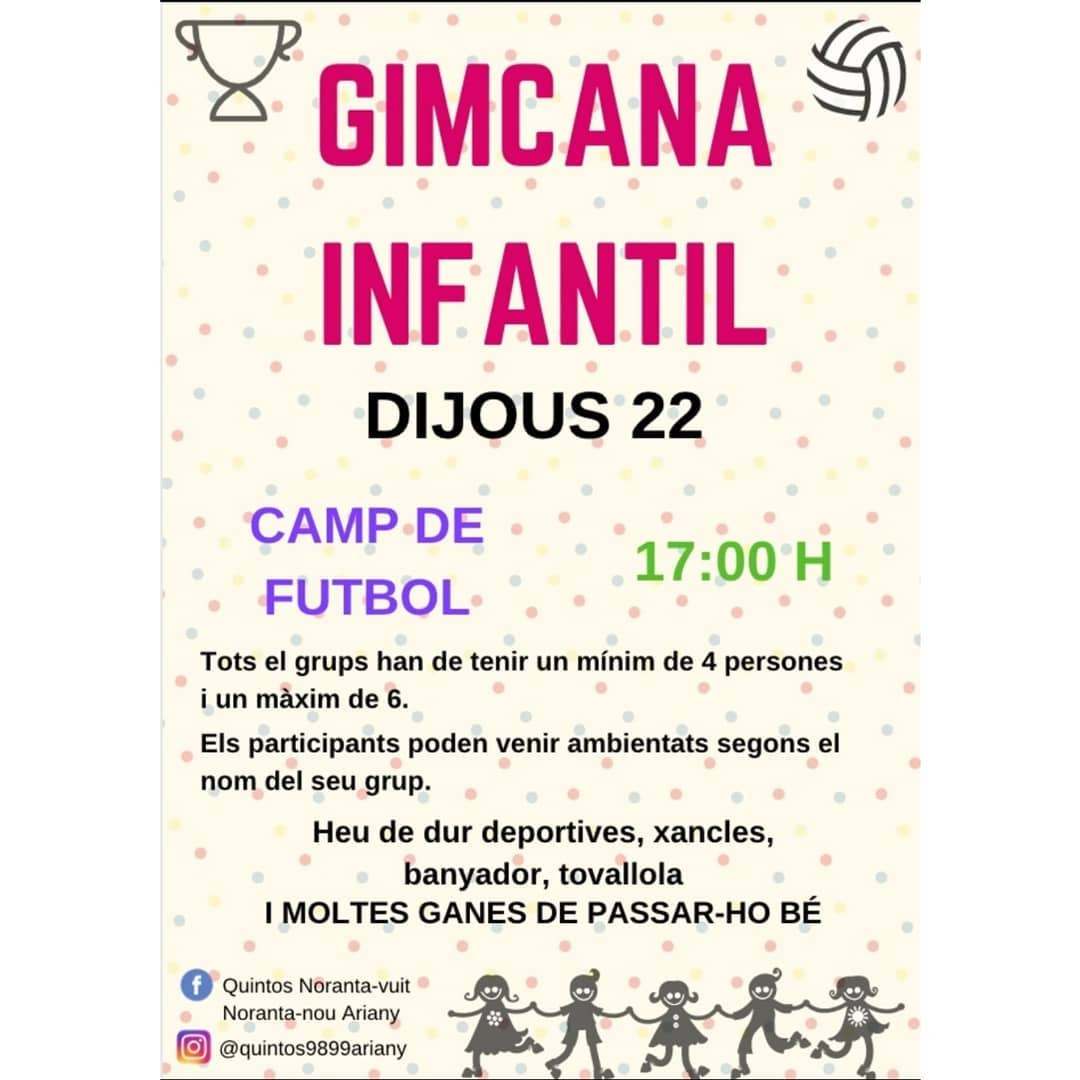 Gimcana infantil