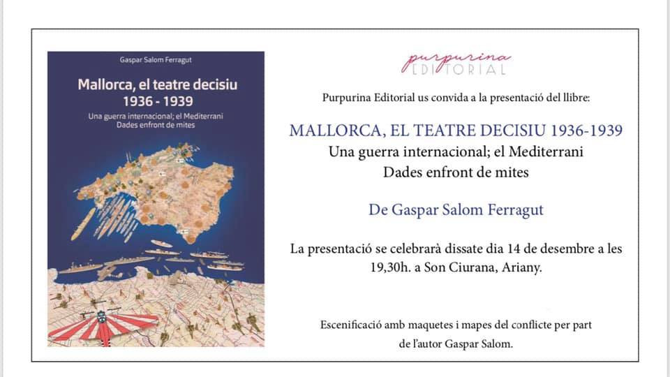 Presentació del llibre escrit pel nostre veí Gaspar Salom