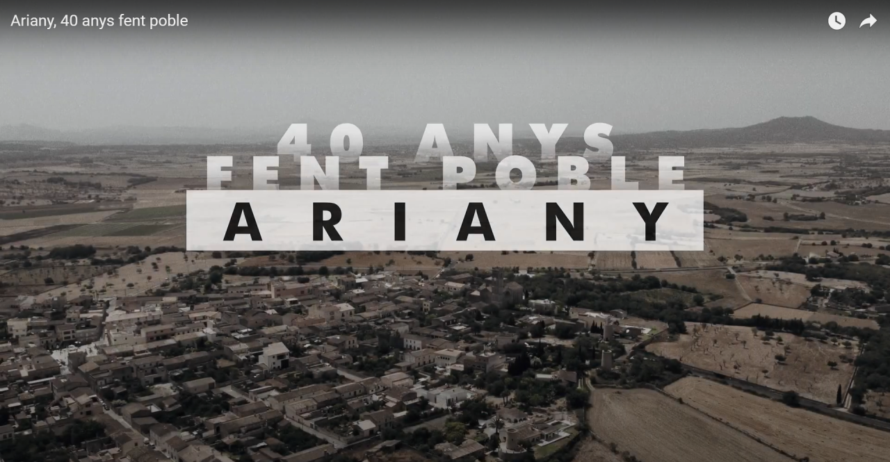 ARIANY, 40 ANYS FENT POBLE