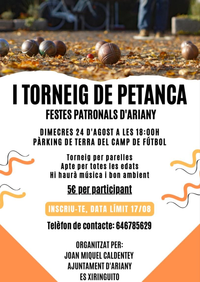 Torneig de petanca