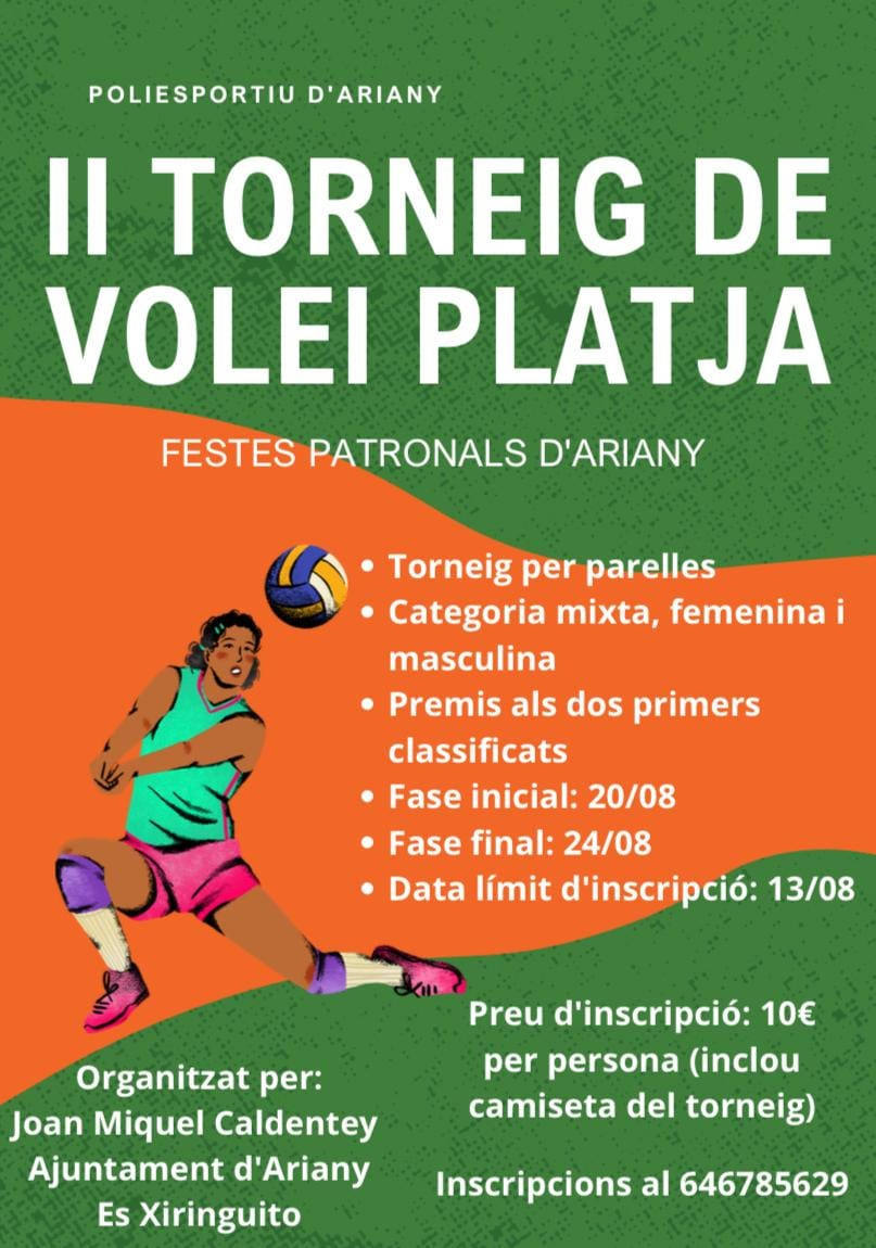 Fase inicial del torneig de volei platja