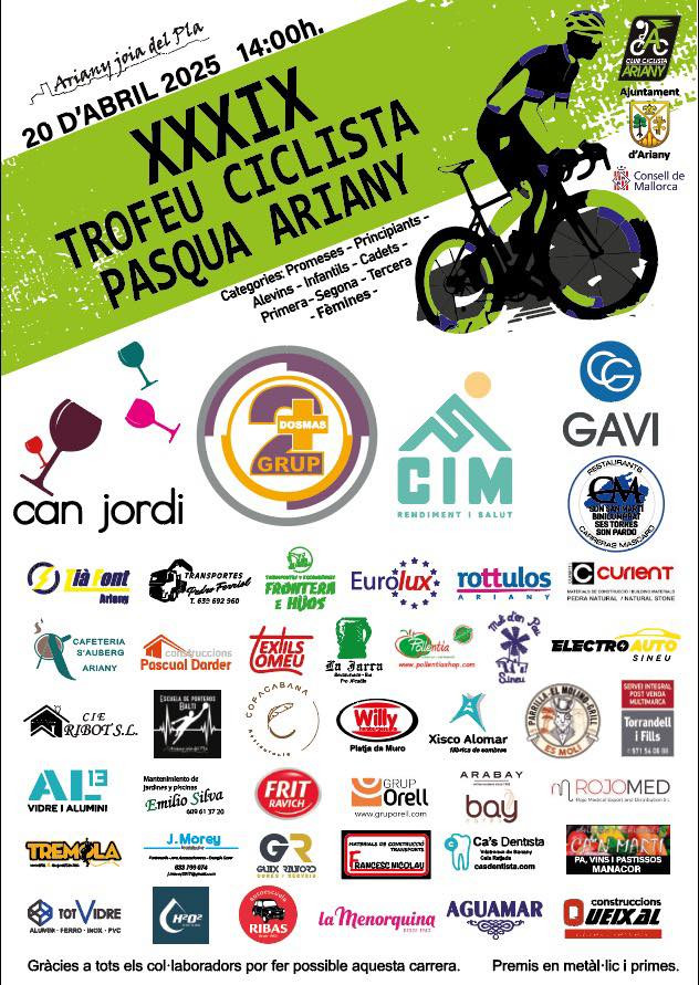 XXXIX Trofeu ciclista Pasqua Ariany